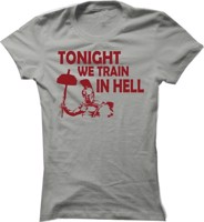 Dámské fitness tričko Train in Hell