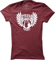 Dámské fitness tričko Winged Kettlebell