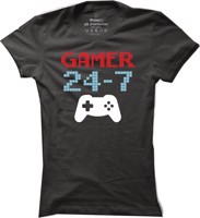 Dámské gamesové tričko Gamer 24-7