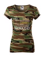 Dámské lesnické tričko - dárek pro lesníčku