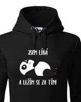 Dámské mikina Jsem líná a ležím si za tím! - ideální dárek pro ženy