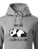 Dámské mikina Jsem líná a ležím si za tím! - ideální dárek pro ženy