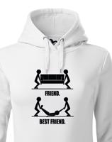 Dámské mikiny Friend and Best Friend - ideální dárek pro kamarádku