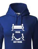 Dámské mikiny Friend and Best Friend - ideální dárek pro kamarádku