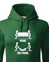 Dámské mikiny Friend and Best Friend - ideální dárek pro kamarádku