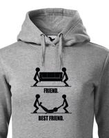 Dámské mikiny Friend and Best Friend - ideální dárek pro kamarádku