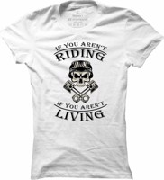 Dámské moto tričko ride and live