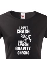 Dámské MTB tričko pro cyklisty RANDOM GRAVITY CHECKS