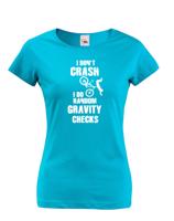 Dámské MTB tričko pro cyklisty RANDOM GRAVITY CHECKS