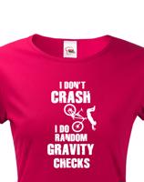 Dámské MTB tričko pro cyklisty RANDOM GRAVITY CHECKS