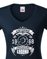 Dámské narozeninové tričko Zrození legendy - Heureka recenze 98 %