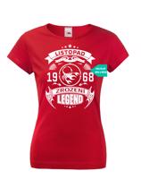 Dámské narozeninové tričko Zrození legendy - Heureka recenze 98 %