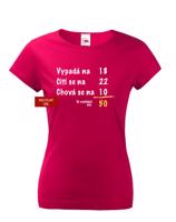 Dámské narozeninové triko - skvělý dárek na narozeniny