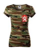 Dámské retro tričko s potlačou Znak ČSSR