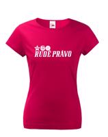 Dámské retro tričko s potlačou znaku Pohraničnej stráže