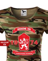 Dámské retro tričko se lvem a znakem ČSSR - doprava jen 46 Kč