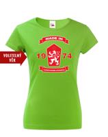 Dámské retro tričko se lvem a znakem ČSSR - doprava jen 46 Kč