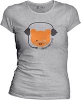 Dámské šedé tričko DKC - Linka Důvěry