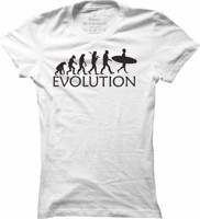Dámské surfové tričko Surf evoluce