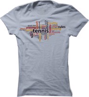 Dámské tenisové tričko Tennis Signs