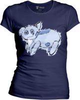 Dámské tmavě modré triko Klárka - Plyšák