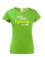 Dámské tričko 100 % nejlepší kamarádka na světě - skvělé triko pro nejlepší kamarádky