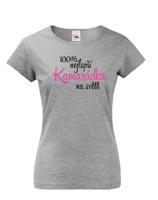 Dámské tričko 100 % nejlepší kamarádka na světě - skvělé triko pro nejlepší kamarádky