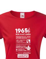 Dámské tričko 1965 rok plný změn