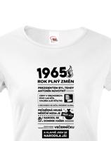 Dámské tričko 1965 rok plný změn