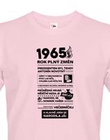 Dámské tričko 1965 rok plný změn