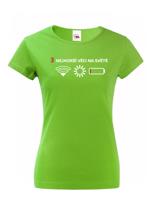 Dámské tričko 3 nejhorší věci na světě - triko pro všechny mobilní závisláky