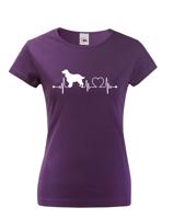 Dámské tričko Anglický špringršpaněl tep- tričko pro milovníky psů