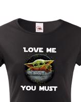 Dámské tričko Baby Yoda ze série Mandalorian