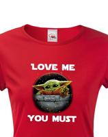 Dámské tričko Baby Yoda ze série Mandalorian