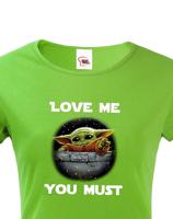 Dámské tričko Baby Yoda ze série Mandalorian