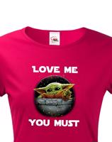 Dámské tričko Baby Yoda ze série Mandalorian