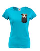 Dámské tričko Barzoj v kapsičce - kvalitní tisk a rychlé dodání