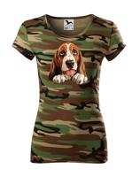 Dámské tričko Basset - tričko pro milovníky psů