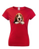 Dámské tričko Basset - tričko pro milovníky psů