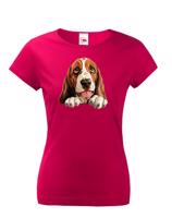 Dámské tričko Basset - tričko pro milovníky psů