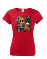 Dámske tričko Batman a Groot - ideální dárek
