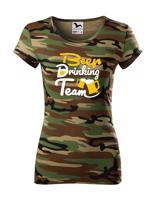 Dámské tričko - Beer drinking team