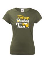 Dámské tričko - Beer drinking team