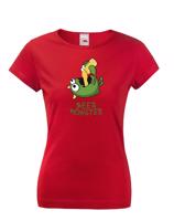 Dámské  tričko Beer monster - ideální dárek pro pivaře