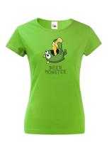 Dámské  tričko Beer monster - ideální dárek pro pivaře