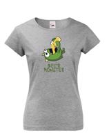 Dámské  tričko Beer monster - ideální dárek pro pivaře