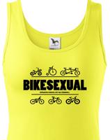 Dámské tričko Bikesexuál vám vždy zvedne náladu