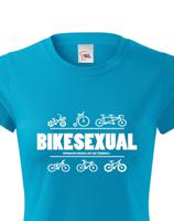 Dámské tričko Bikesexuál vám vždy zvedne náladu