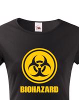 Dámské tričko Biohazard - ideální pro Geeky a hráče počítačových her