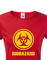 Dámské tričko Biohazard - ideální pro Geeky a hráče počítačových her